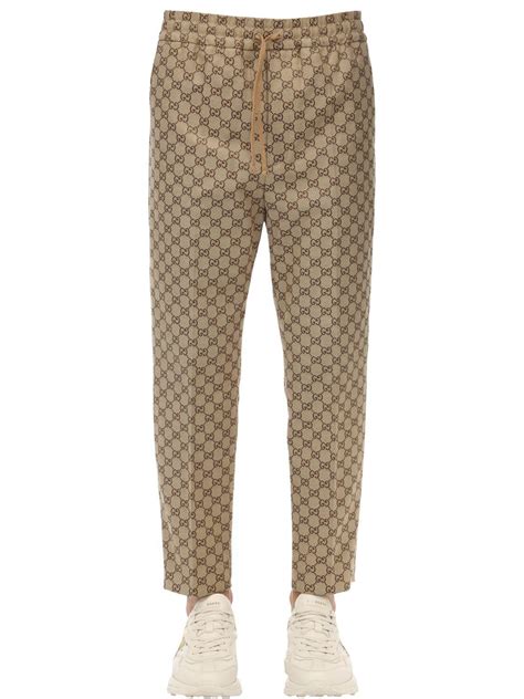 pantalone gucci uomo beige